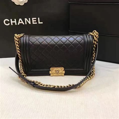 chanel le boy australia|Chanel black boyfriend bag.